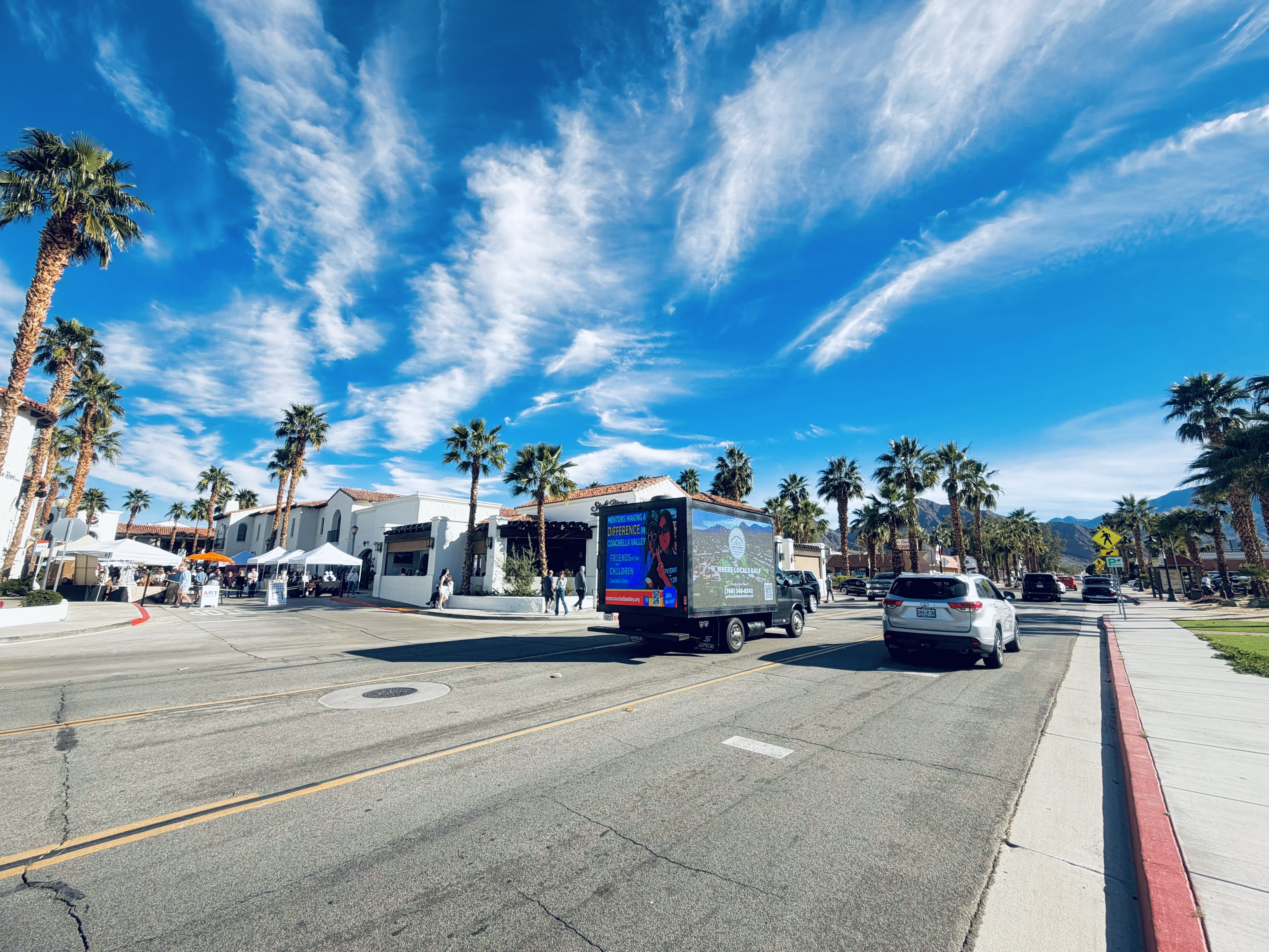 BrightPath LED billboard truck displaying dynamic digital advertising
