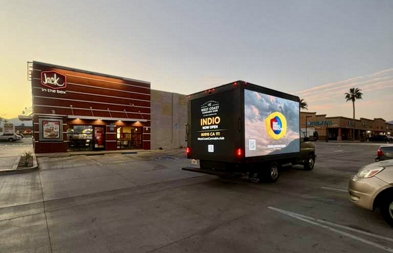 BrightPath mobile LED vehicle in a commercial deployment setting